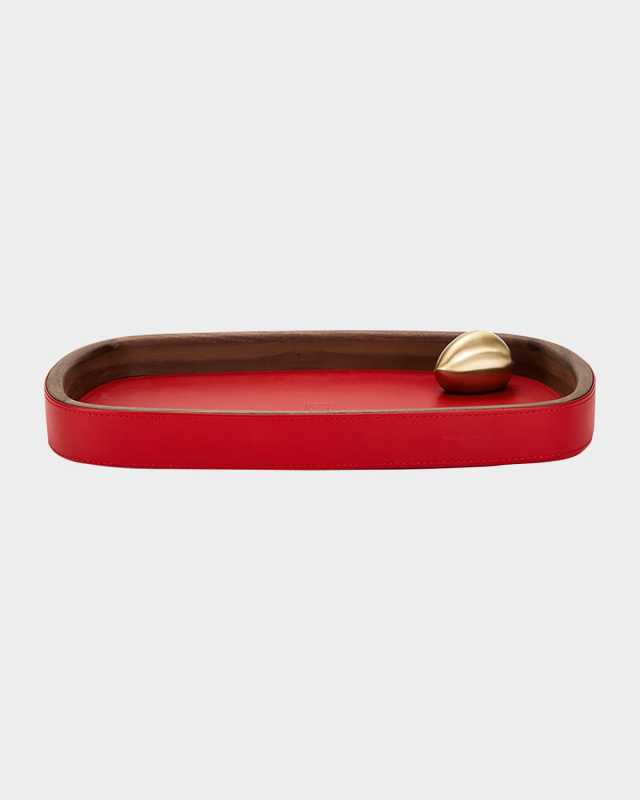 Pebble Leather Accessory Tray